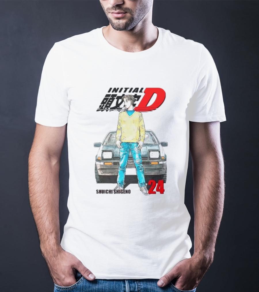 Initial D Shuichi Shigeno 24 T-Shirt