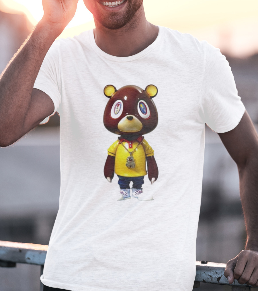 Takashi Murakami Kanye West Bear Figurine T-Shirt