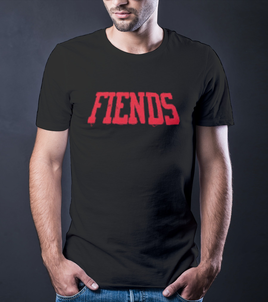FIENDS Bas Fiends Wotarswwfu Red T-Shirt
