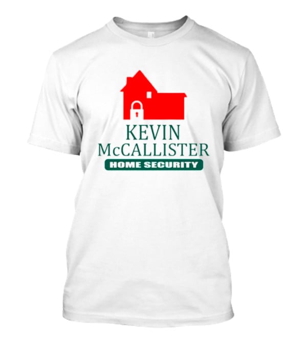 Kevin McCallister Home Security Red House Lock T-Shirt