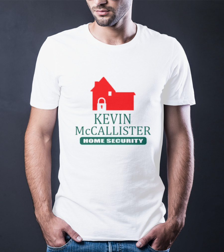 Kevin McCallister Home Security Red House Lock T-Shirt