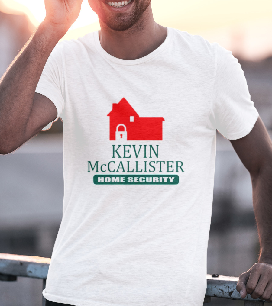 Kevin McCallister Home Security Red House Lock T-Shirt