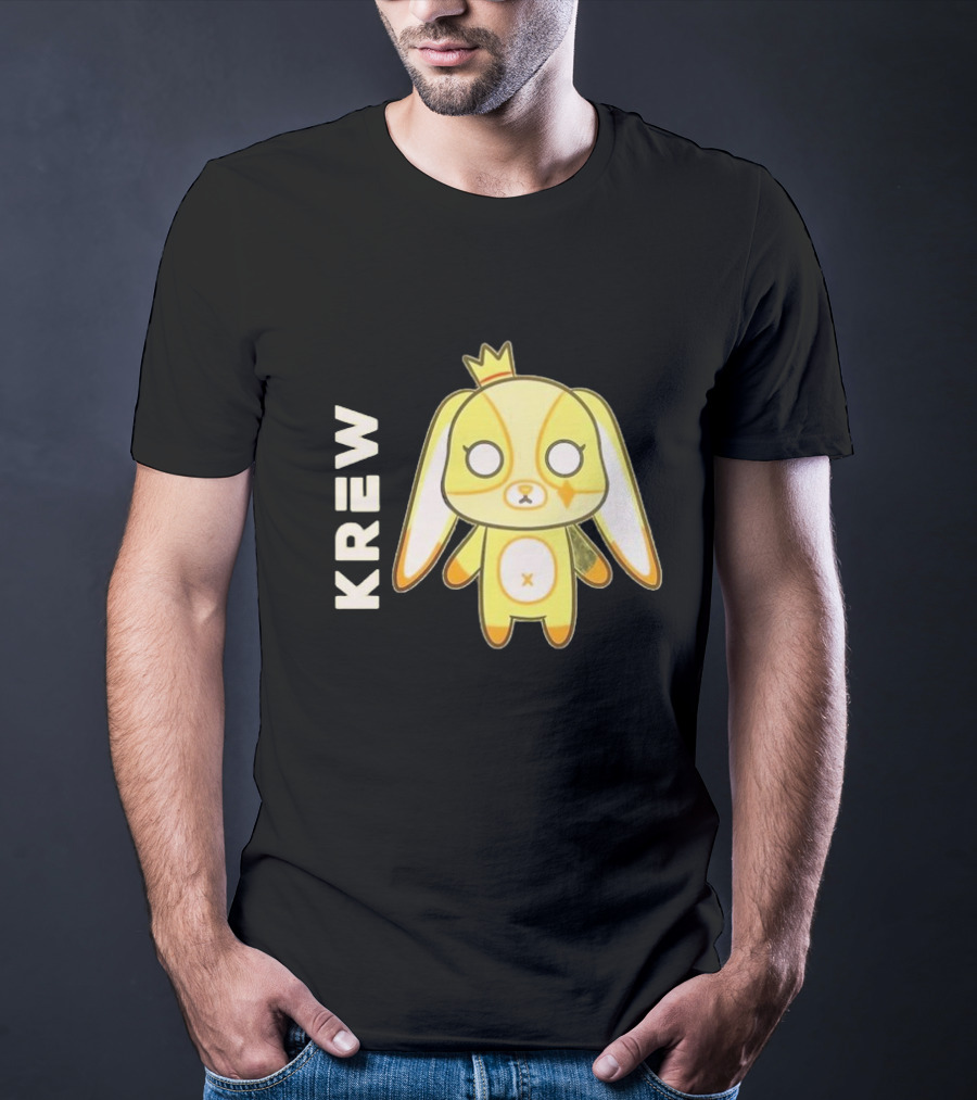 Krew Gold Crowned Teddy Character T-Shirt