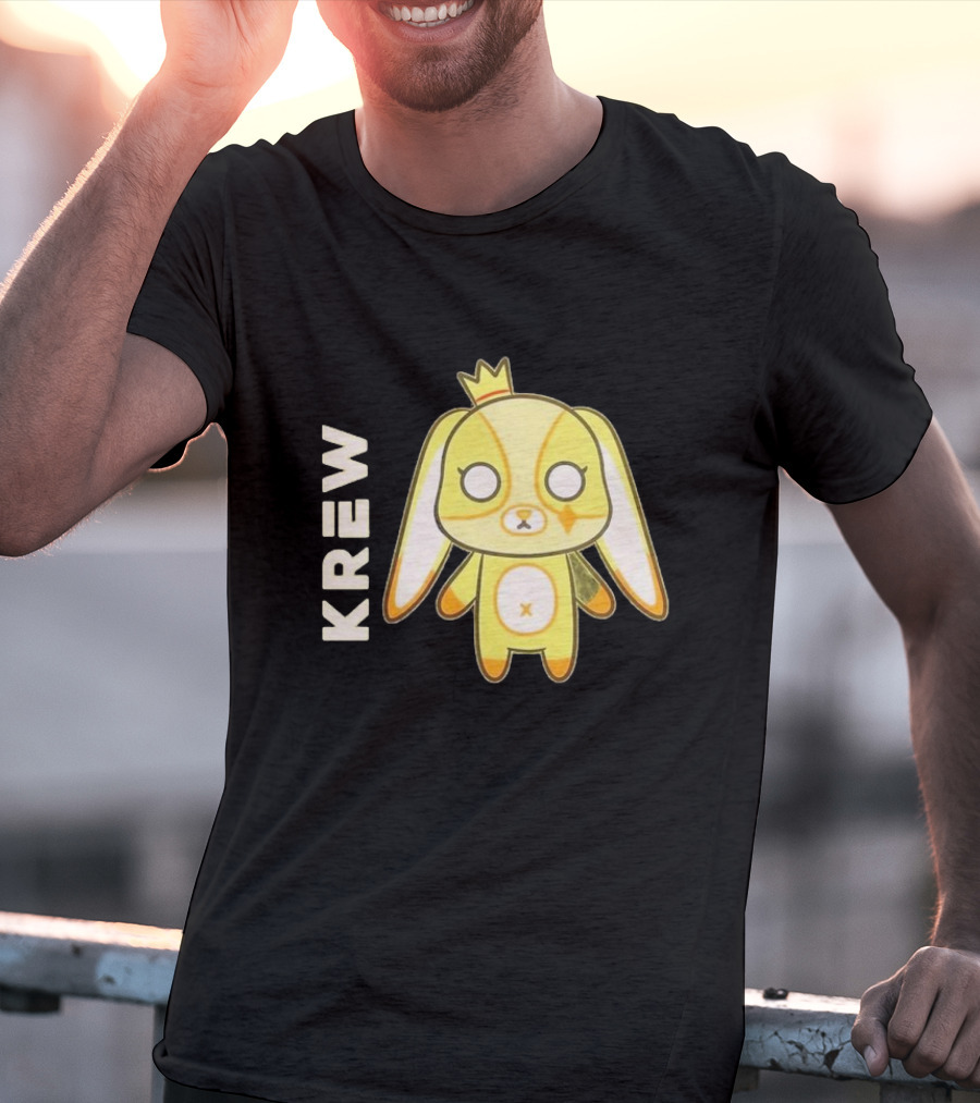 Krew Gold Crowned Teddy Character T-Shirt