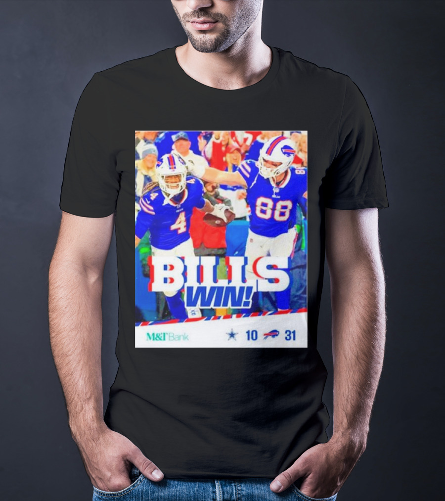 Buffalo Bills Win Dallas Cowboys 31-10 T-Shirt