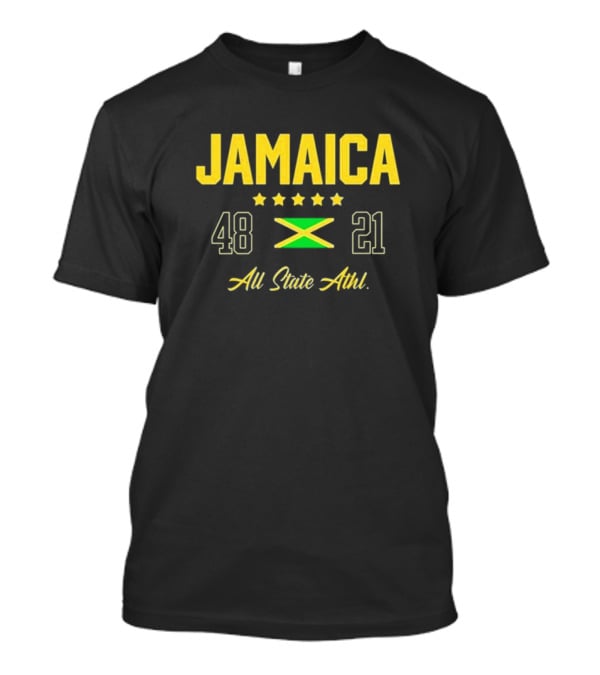 Jamaica Flag 48 21 All State Athl T-Shirt