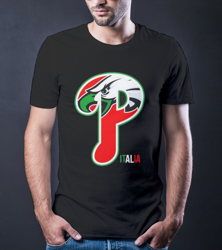 Matt Patricia Philadelphia Eagles Phillies P Italia T-Shirt