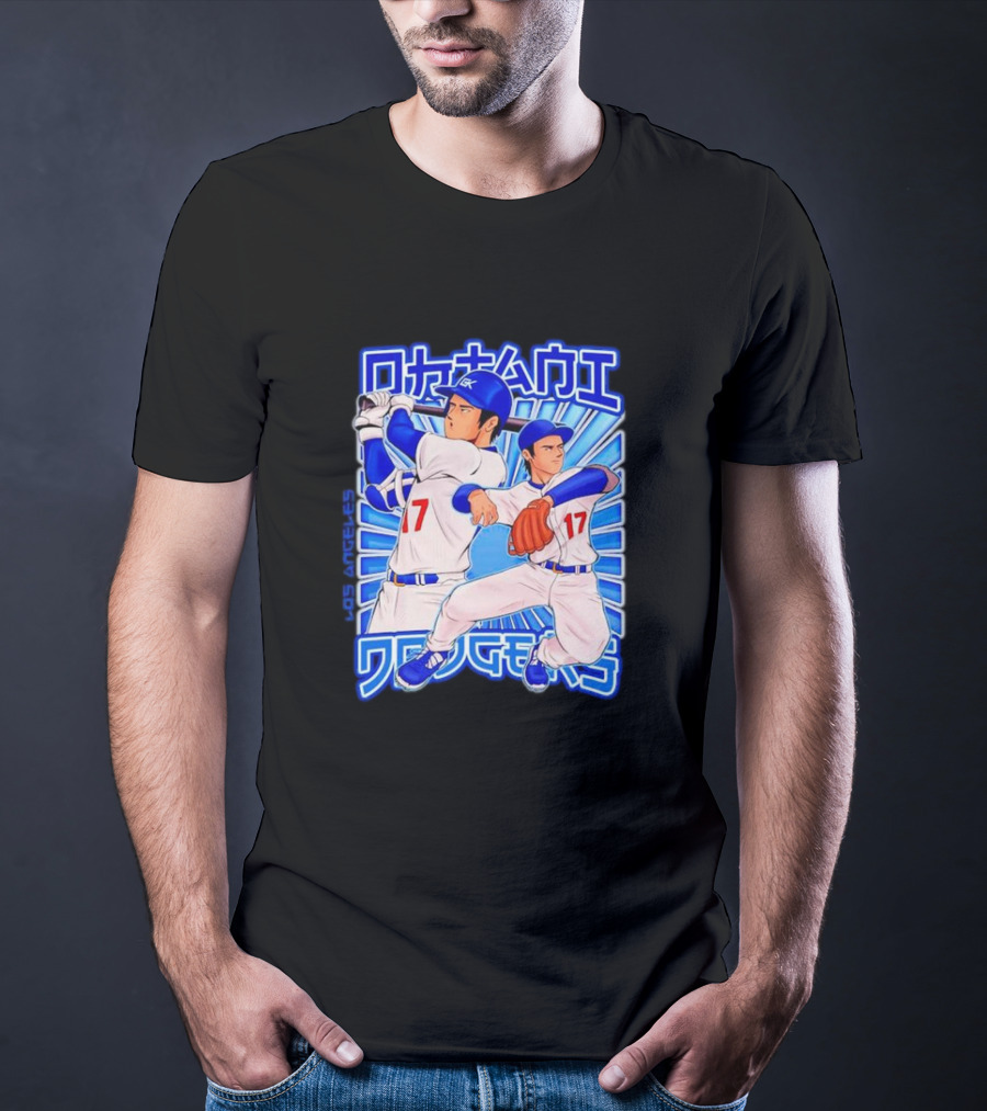 Shohei Ohtani Los Angeles Baseball Hero In Action Japan T-Shirt