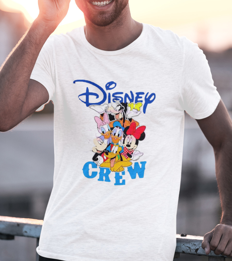 Disney Crew Mickey And Friends Group T-Shirt