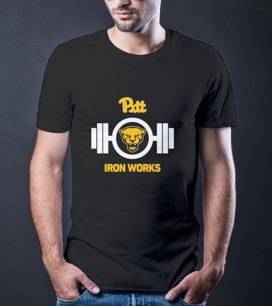 Pitt Panthers Iron Works Powerlifting T-Shirt