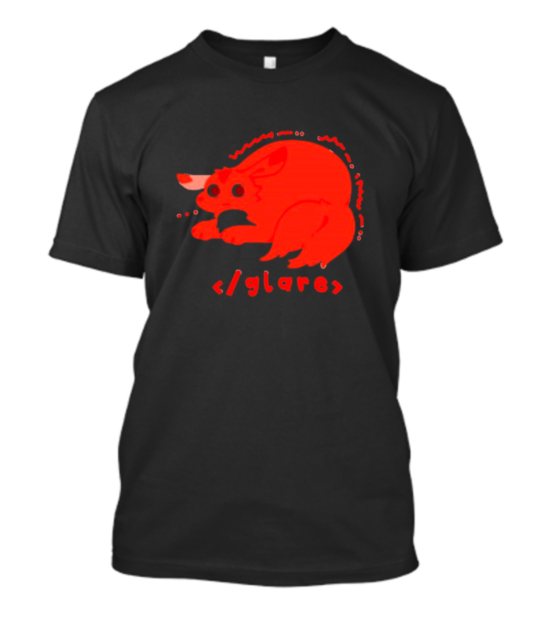 Glare Pokemon Red Coding Creature T-Shirt