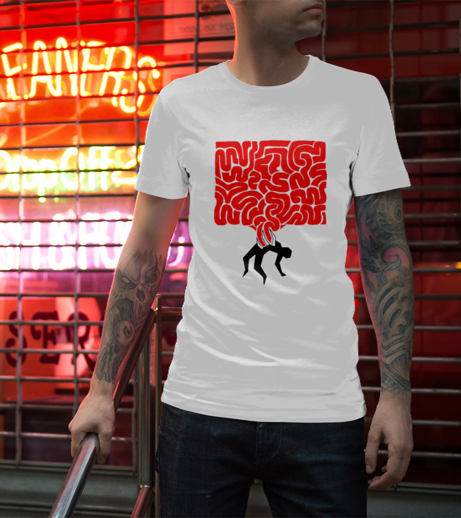 My Body Betrayed Me Red Maze Burden T-Shirt