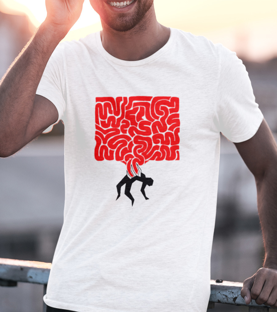 My Body Betrayed Me Red Maze Burden T-Shirt