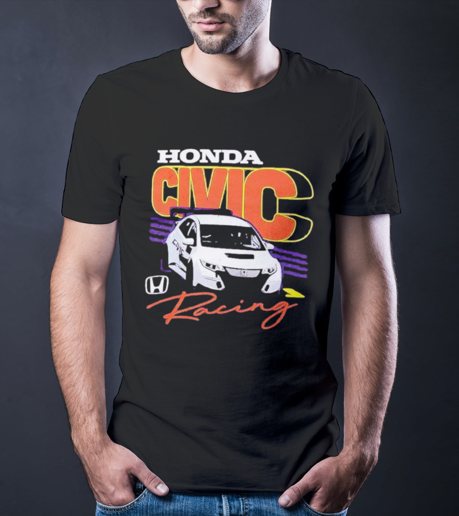 Honda Civic Racing Racecar T-Shirt