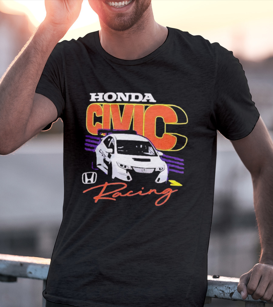 Honda Civic Racing Racecar T-Shirt