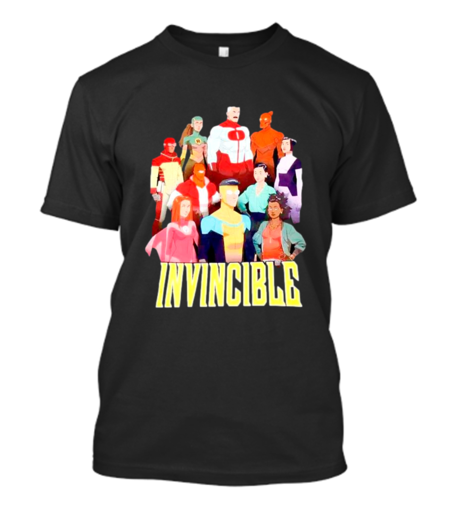 Invincible Characters Group Ensemble T-Shirt