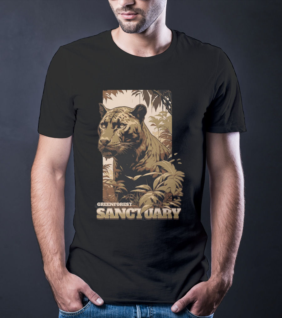 Greenforest Sanctuary Panther T-Shirt