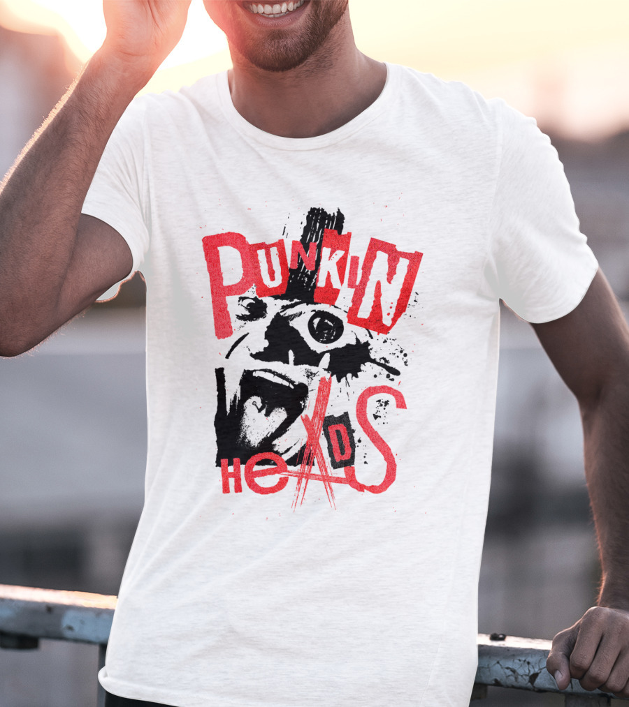 Punkin' Heads Horror Mask Graffiti T-Shirt