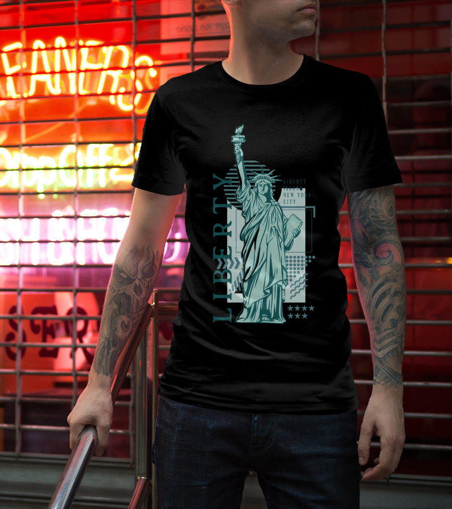 Liberty New York City Statue Of Liberty T-Shirt