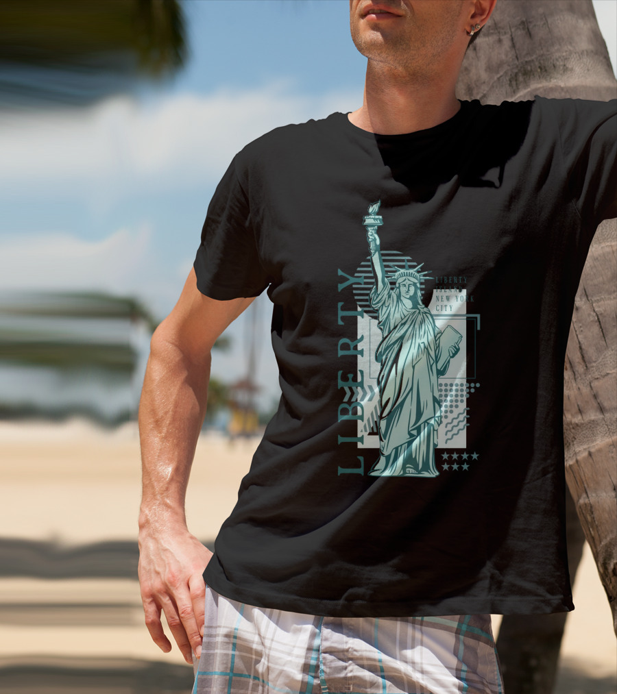 Liberty New York City Statue Of Liberty T-Shirt
