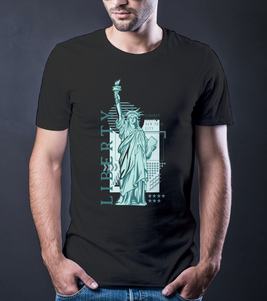 Liberty New York City Statue Of Liberty T-Shirt