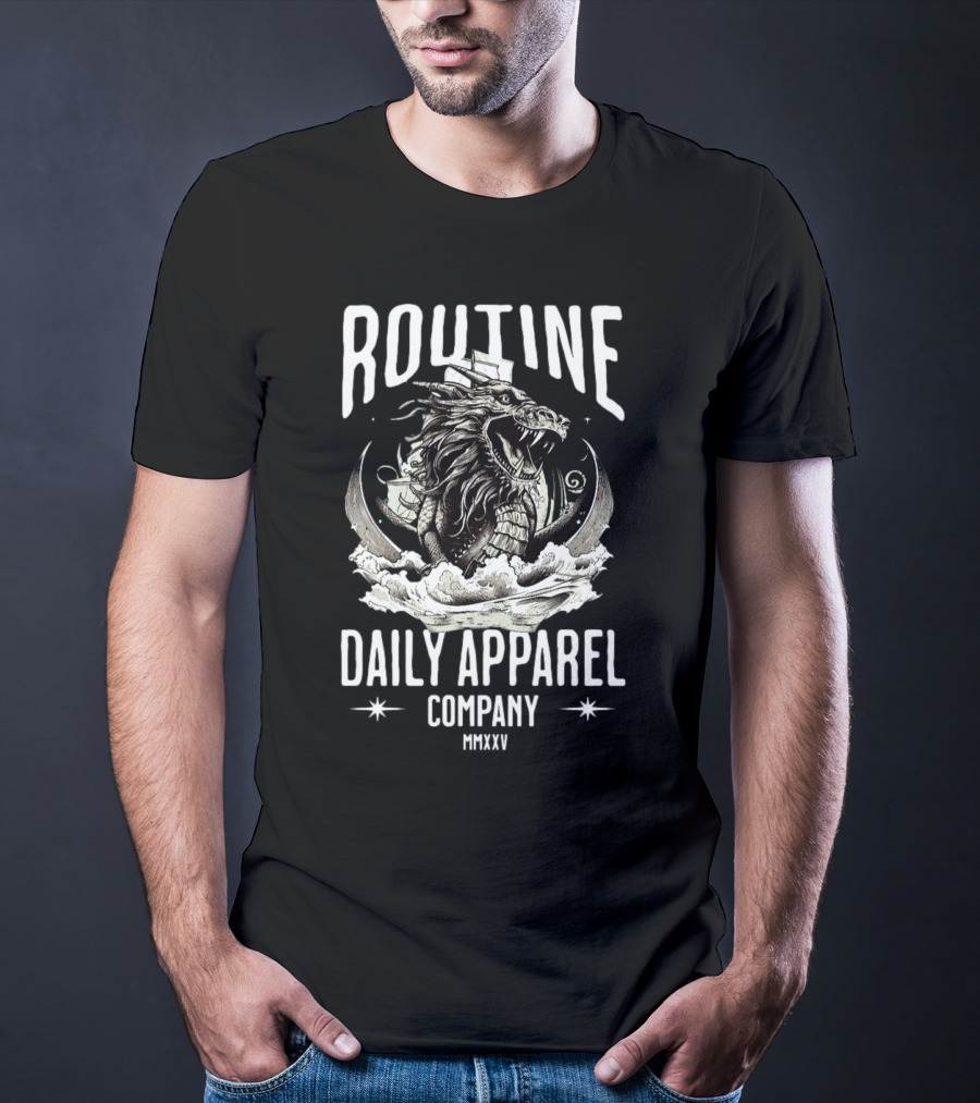 ROUTINE DAILY APPAREL COMPANY MMXXV Dragon T-Shirt