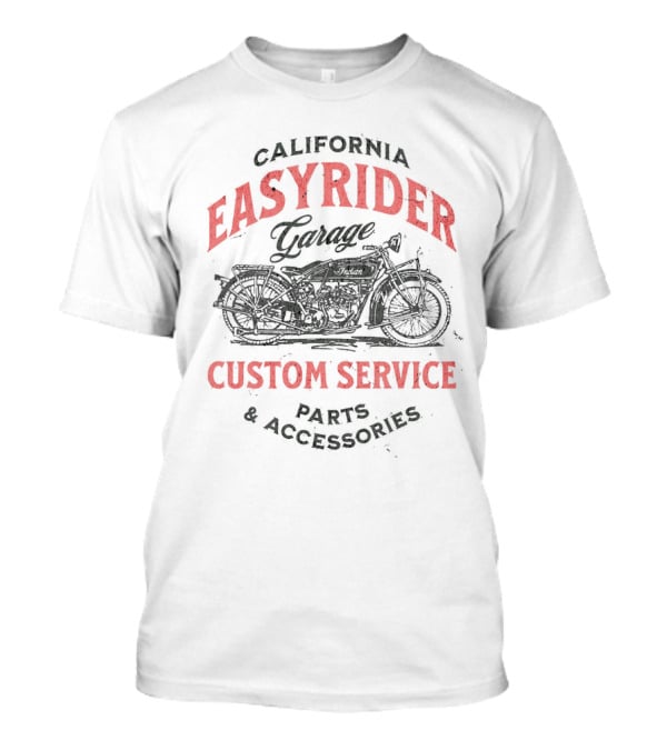 California Easyrider Garage Custom Service Parts And Accessories T-Shirt