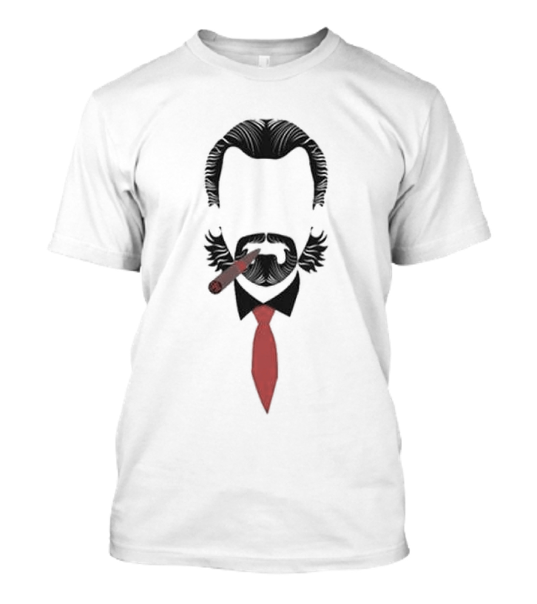 John Buccigross Barry Melrose Iconic Cigar And Red Tie Look T-Shirt
