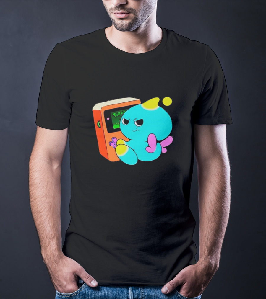 You Keep Playing Ur Silly Little Games Cartoon Creature With Game Console T-Shirt