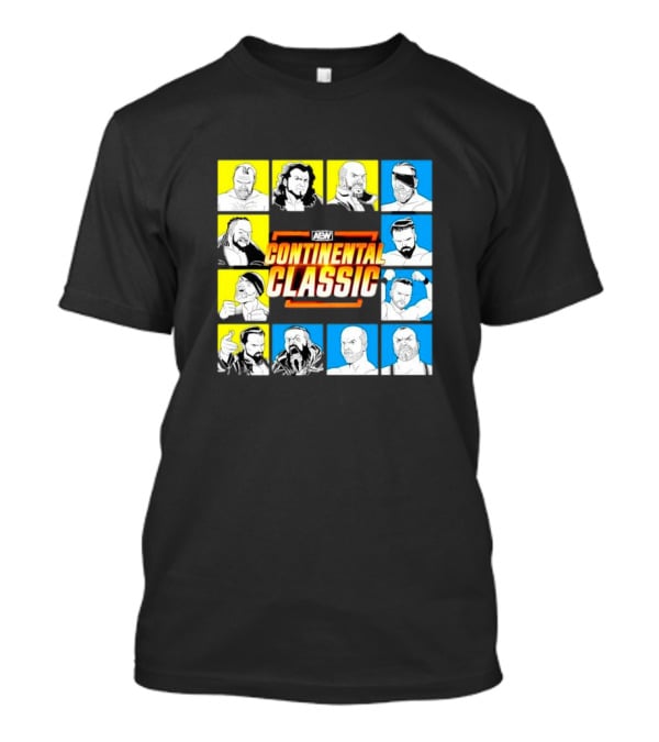 AEW Continental Classic Wrestling Tournament Lineup T-Shirt