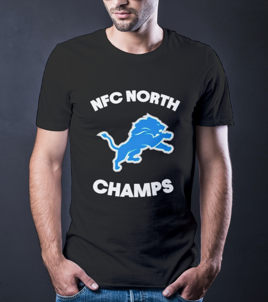 Detroit Lions NFC North Champs T-Shirt