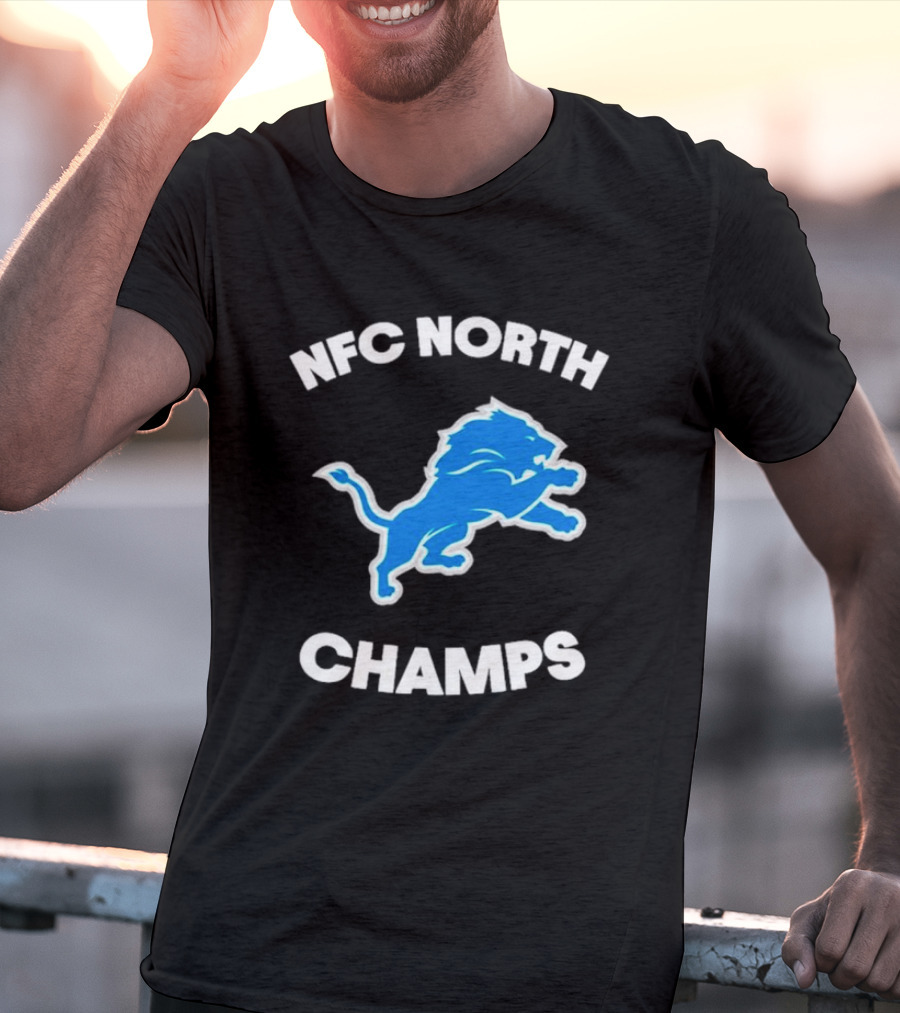 Detroit Lions NFC North Champs T-Shirt