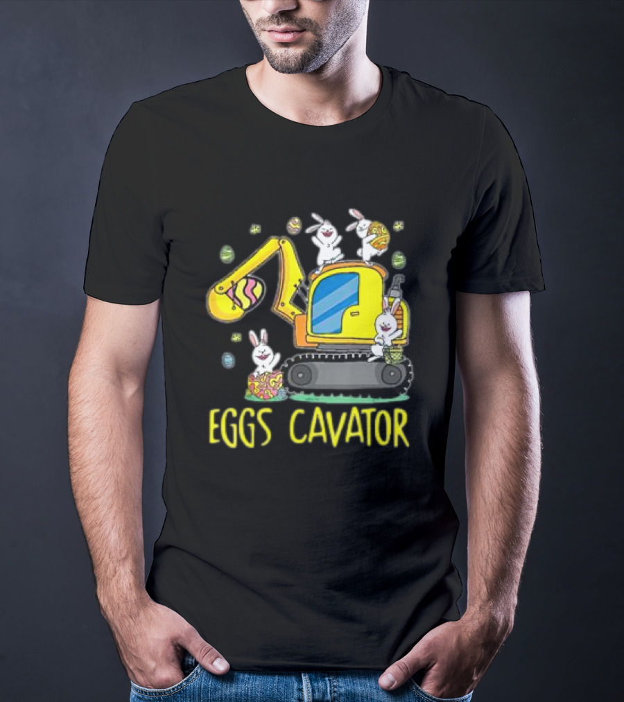 Eggscavator Easter Egg Hunt With Bunnies For Kids And Toddlers T-Shirt