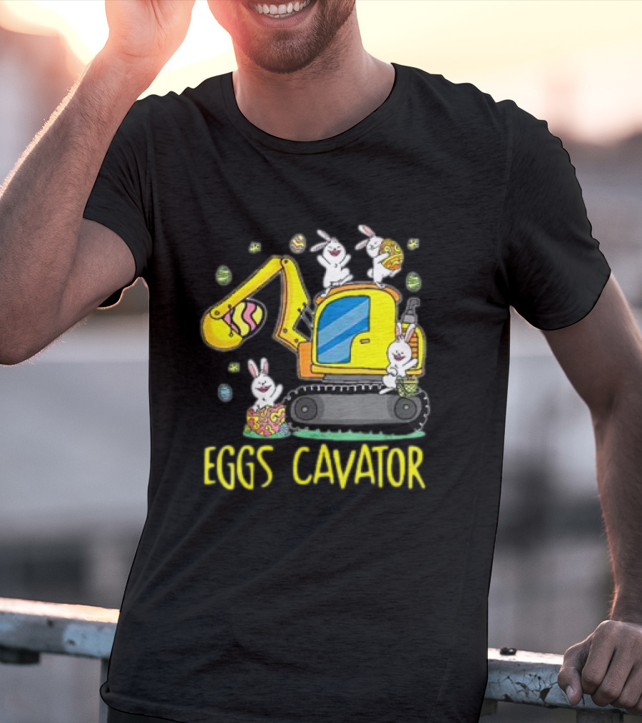 Eggscavator Easter Egg Hunt With Bunnies For Kids And Toddlers T-Shirt