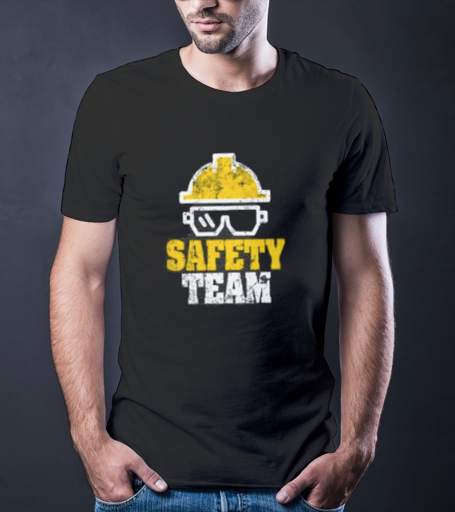 Safety Team Occupational Safety Officer OSHA HSE Hard Hat And Safety Glasses T-Shirt