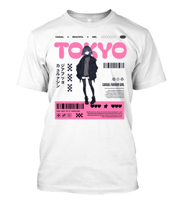 TOKYO Casual Beautiful Girl 2035 T-Shirt