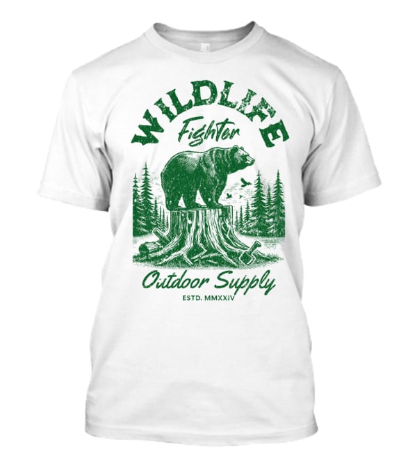 WILDLIFE FIGHTER OUTDOOR SUPPLY ESTD. MMXXIV T-Shirt