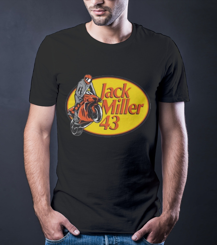 Jack Miller 43 Motorcycle Rider Iconic Racing T-Shirt
