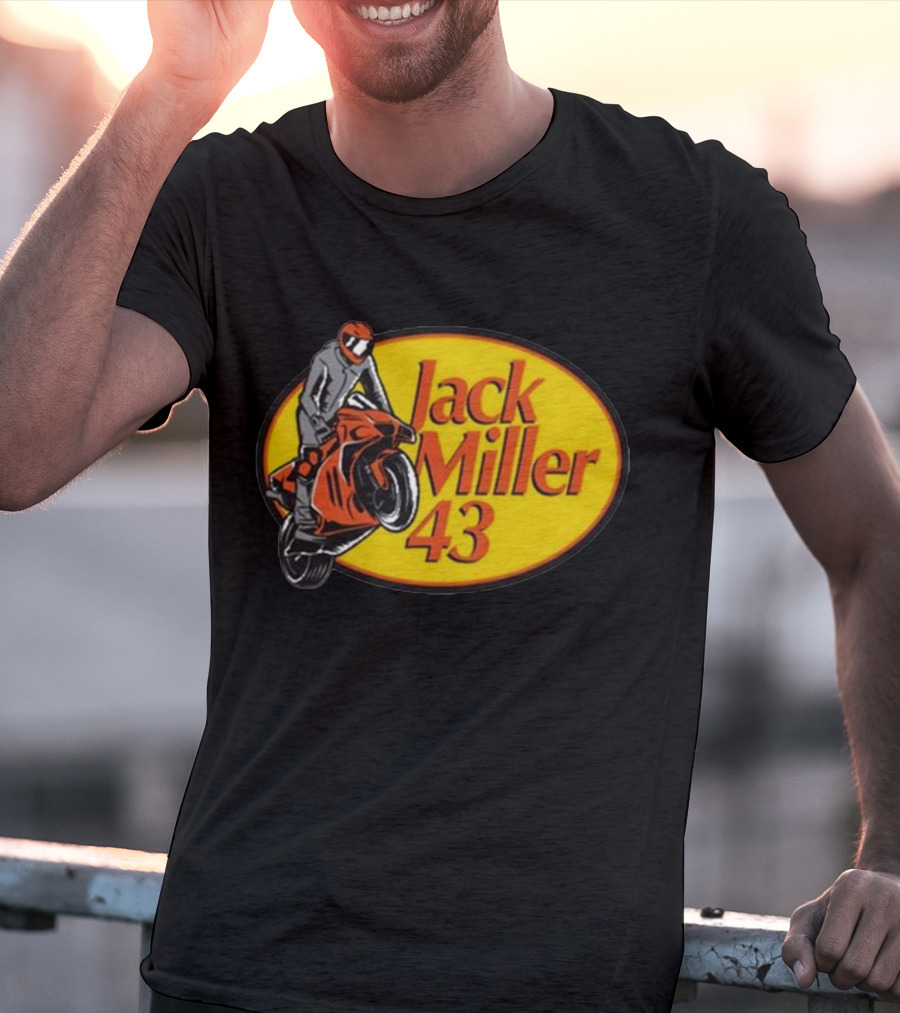 Jack Miller 43 Motorcycle Rider Iconic Racing T-Shirt
