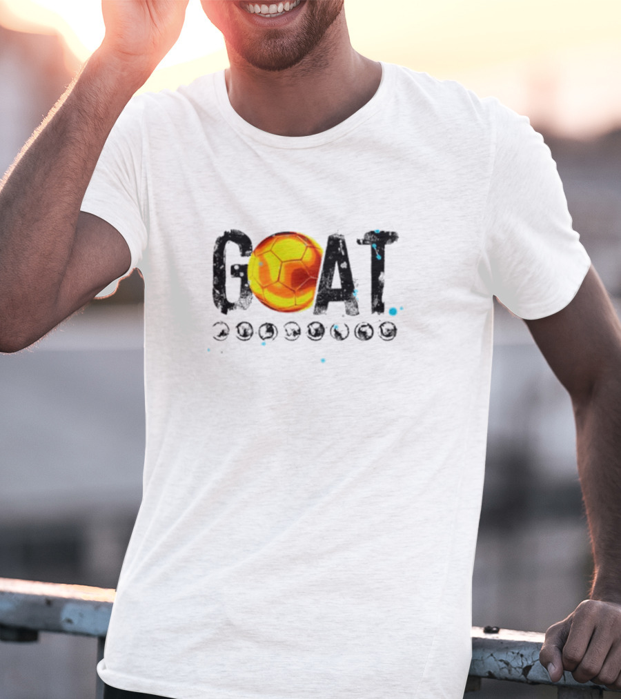 GOAT 8 Ballon D’Or El Mejor Del Mundo T-Shirt