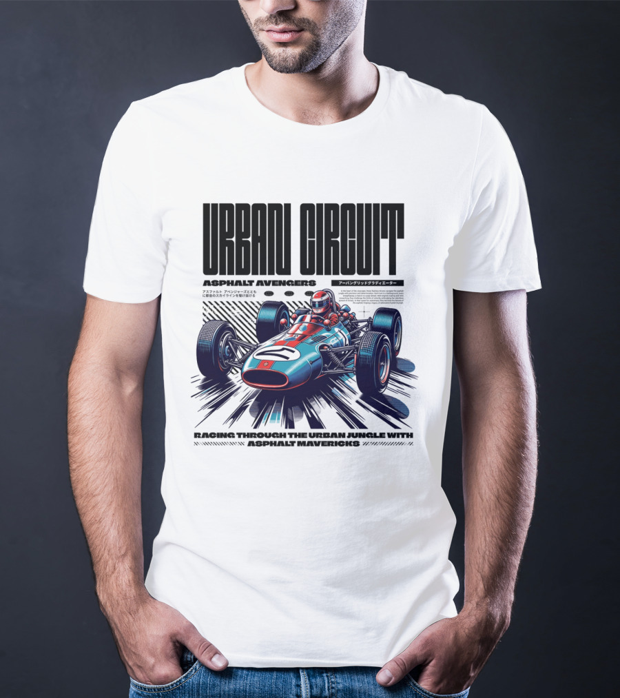 URBAN CIRCUIT ASPHALT AVENGERS RACING THROUGH THE URBAN JUNGLE WITH ASPHALT MAVERICKS T-Shirt