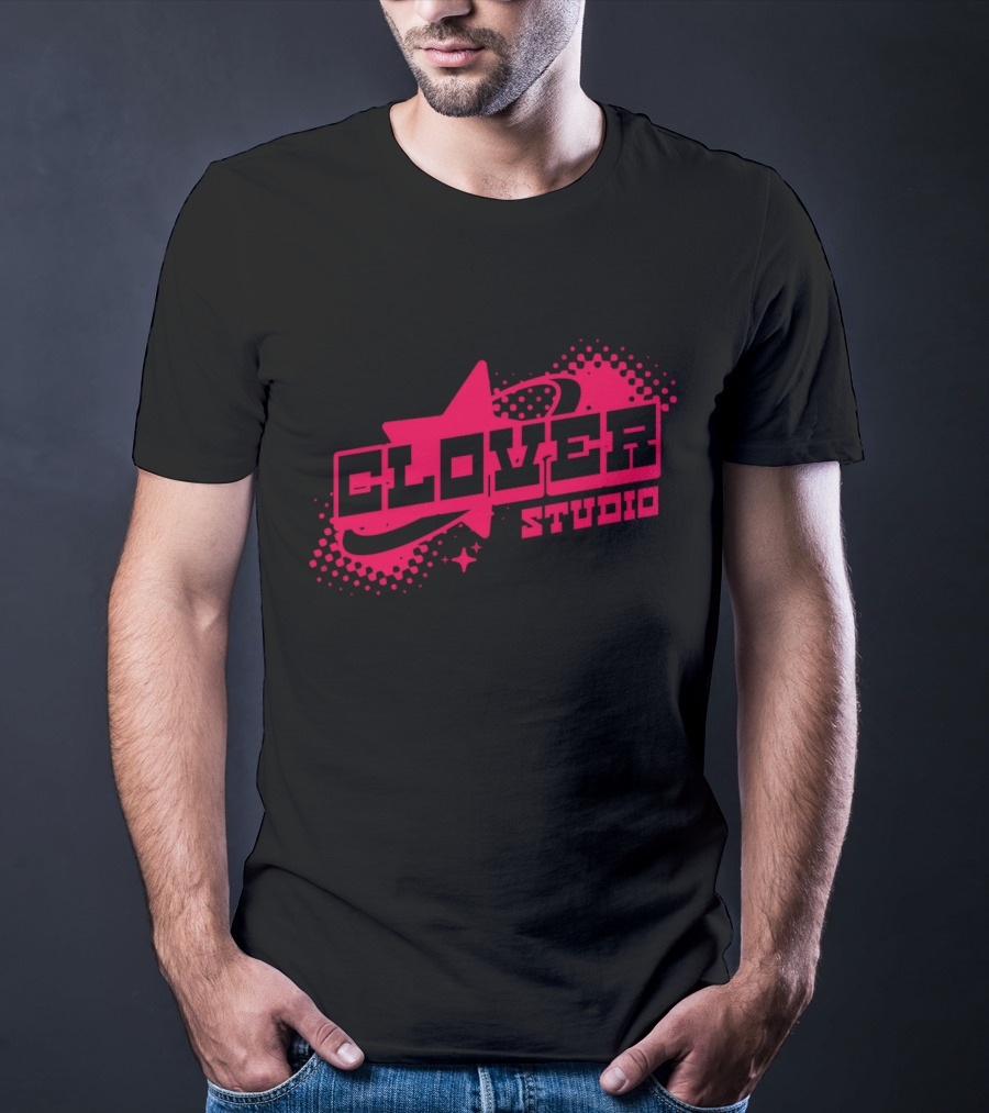 Clover Studio Y2K Branding Starburst T-Shirt