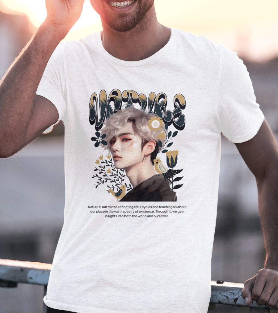 NATURE Floral Reflections Of Life And Existence T-Shirt