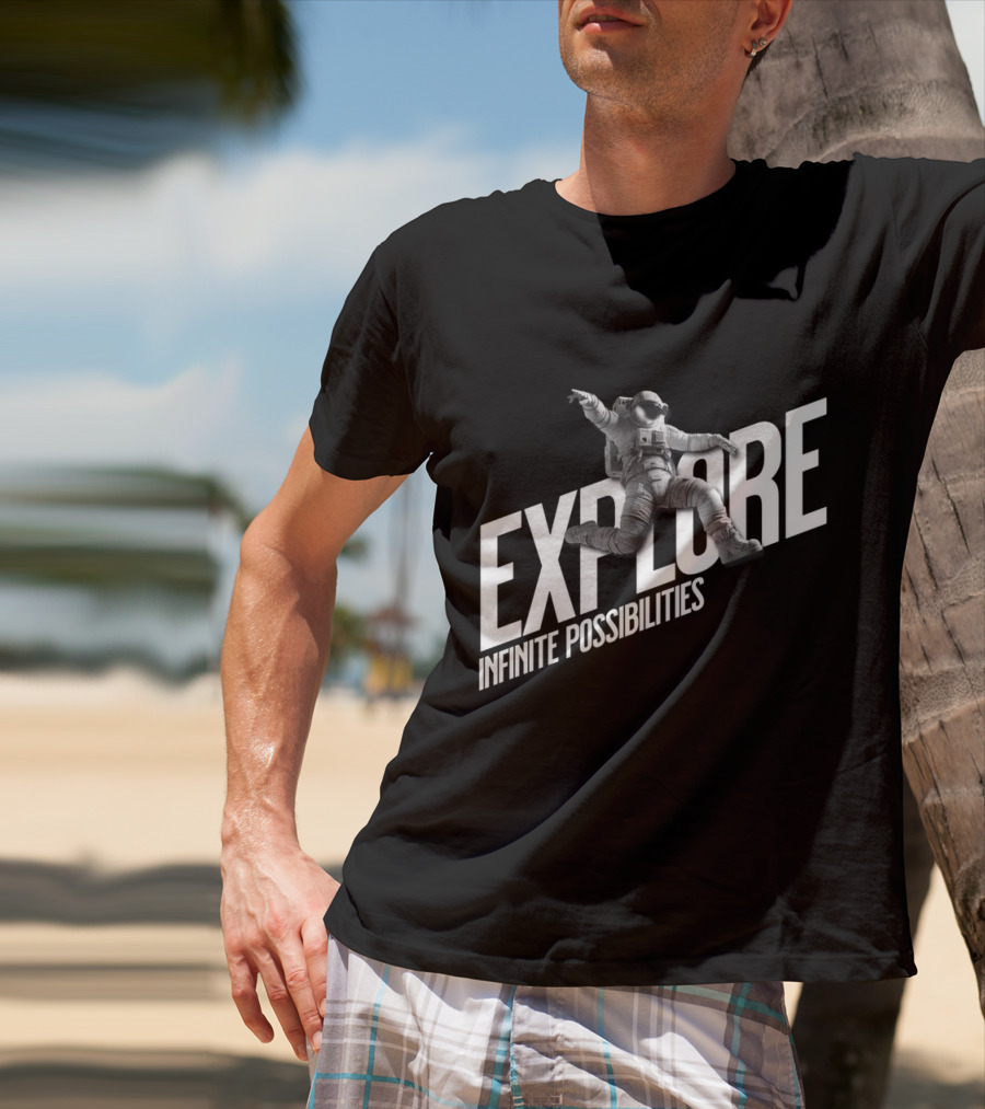 Explore Infinite Possibilities Astronaut T-Shirt