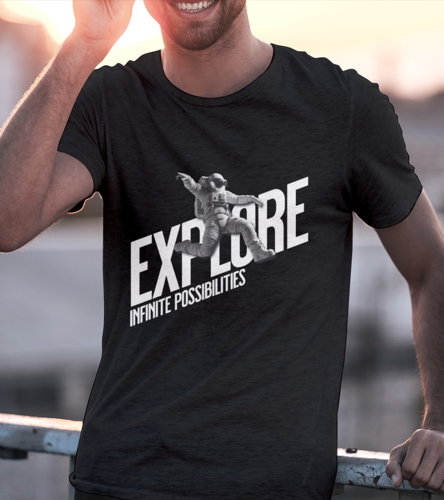 Explore Infinite Possibilities Astronaut T-Shirt