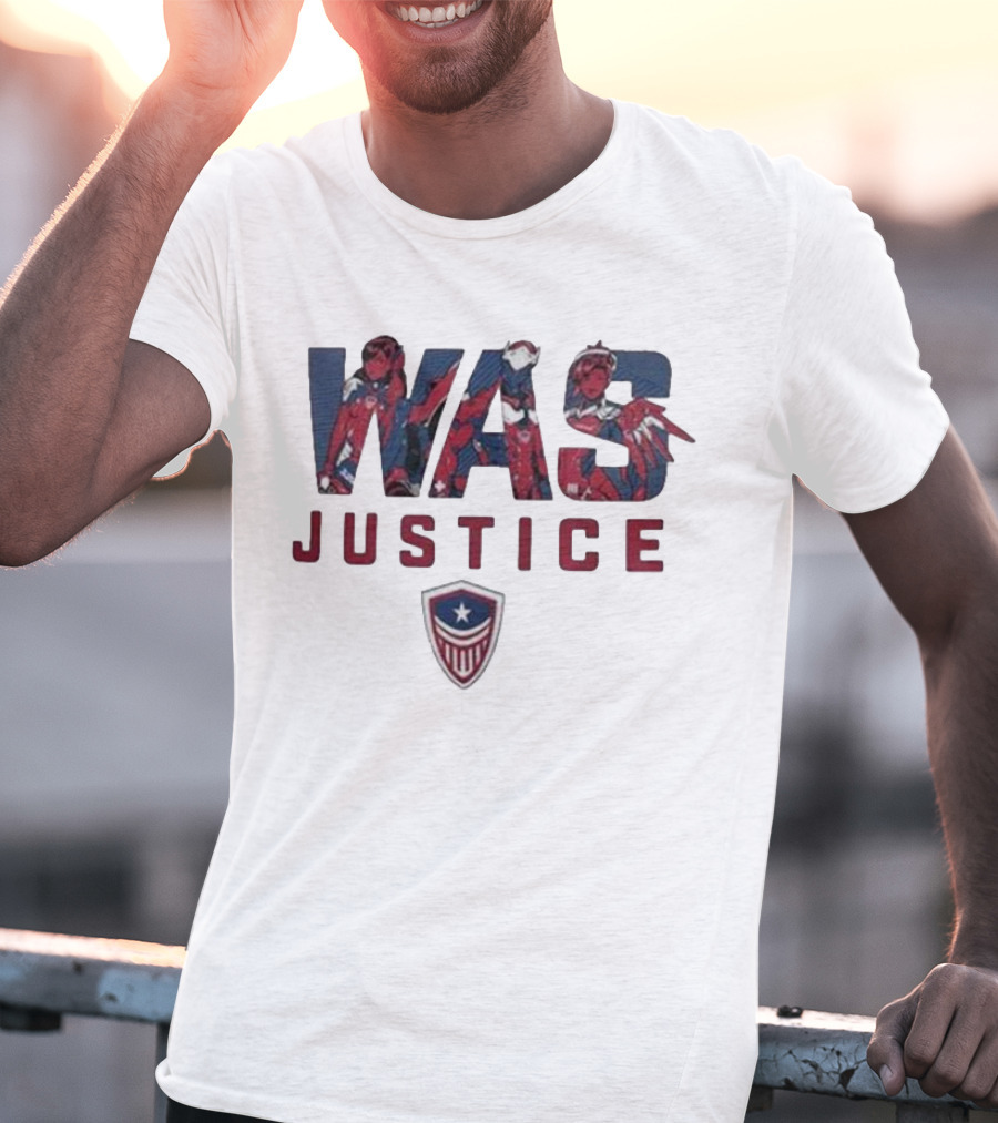 WAS Justice Washington Hero Shield T-Shirt
