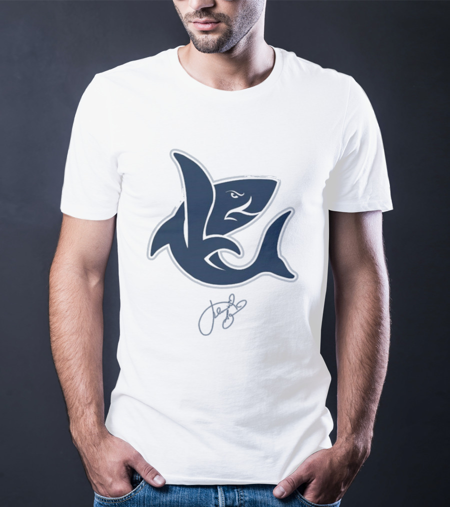 Kenny Gant Shark Dance Signature Dark Blue Shark T-Shirt