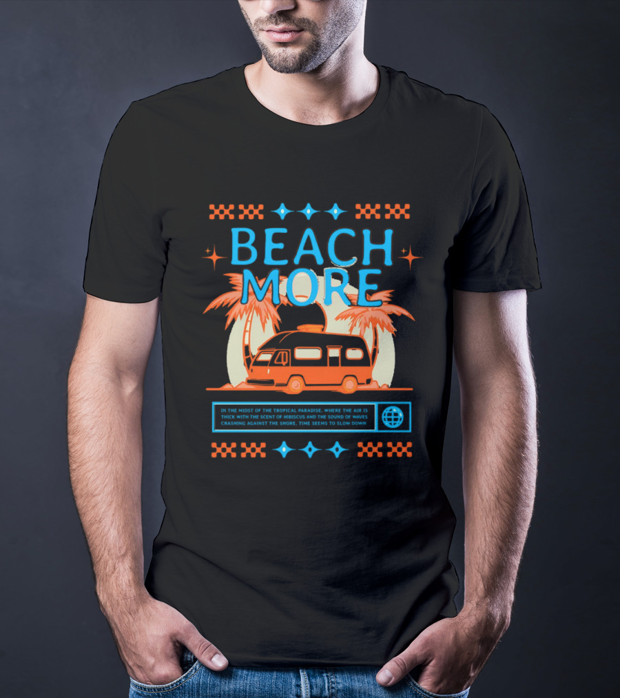BEACH MORE Tropical Paradise Camper Adventure T-Shirt