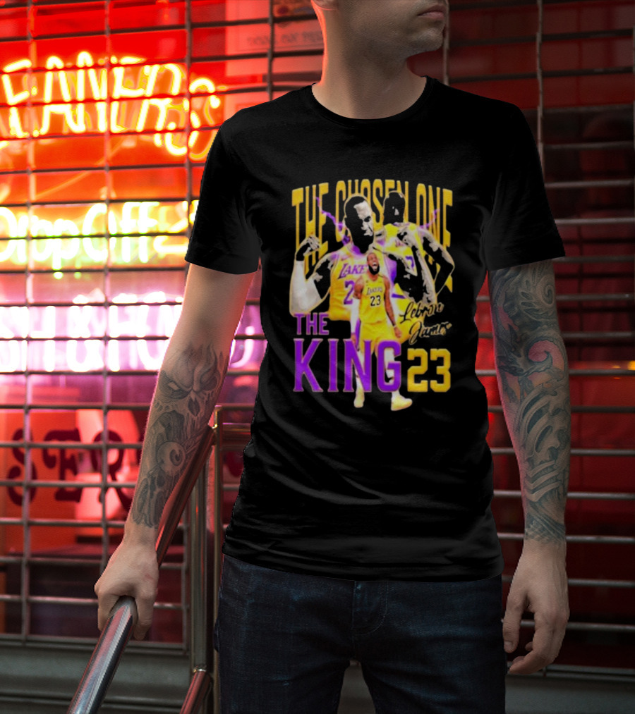 The Chosen One The King 23 LeBron James Lakers T-Shirt