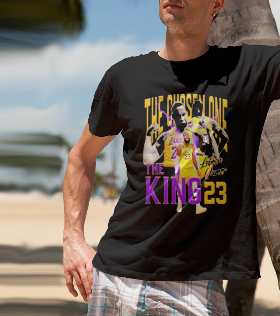 The Chosen One The King 23 LeBron James Lakers T-Shirt